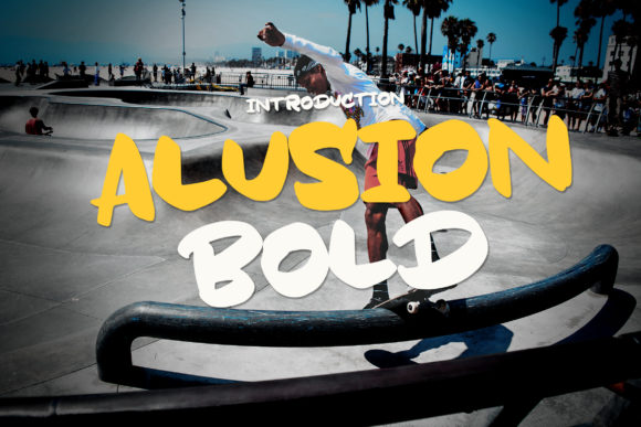 Alusion Bold: A Display Font for Editorial Energy