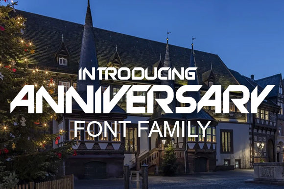 Anniversary Font: A Display Typeface That Elevates Real Small Business Branding