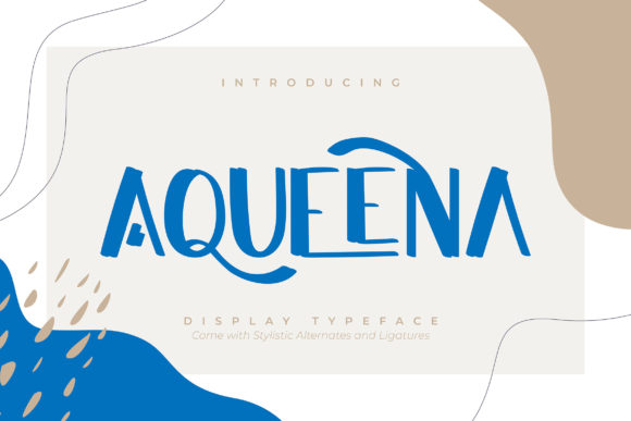 Aqueena: A Display Font for Editorial Impact
