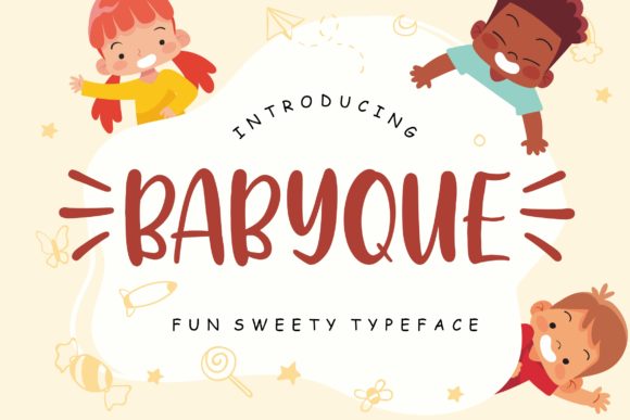 Babyque: A Playful Display Font for Editorial Charm