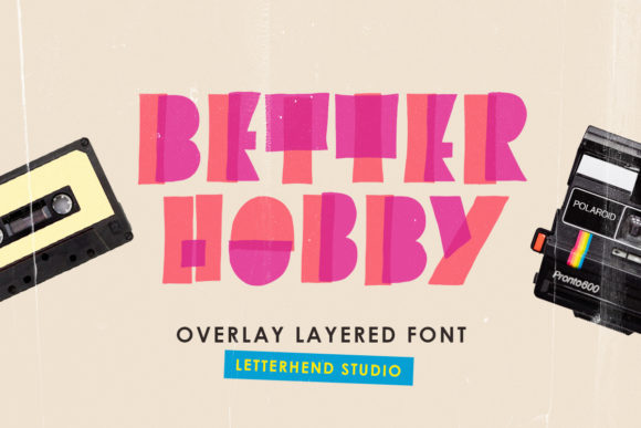 Better Hobby: A Display Font That Feels Like Playtime