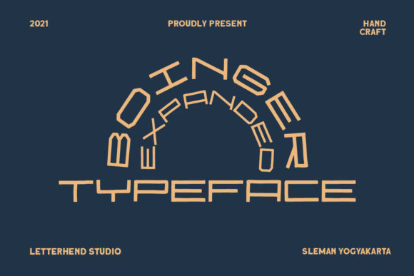Boinger: A Vintage-Styled Display Font for Digital Impact
