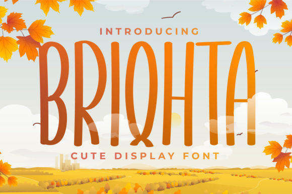 Briqhta: A Display Font That Makes Your Brand Feel Warm & Welcoming