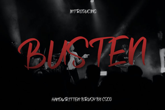 Busten: A Bold, Readable Display Font for Small Business Brands