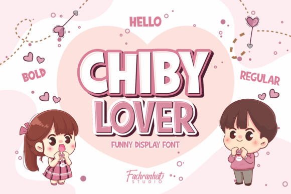 Chiby Lover: A Playful Display Font for Handmade Creators