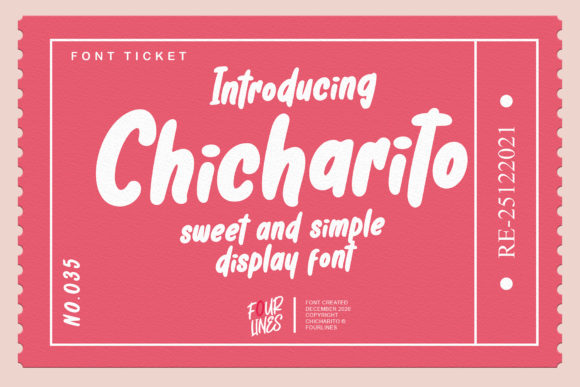 Chicharito Font: Thick, Friendly Display Type for Handmade Labels & Printables
