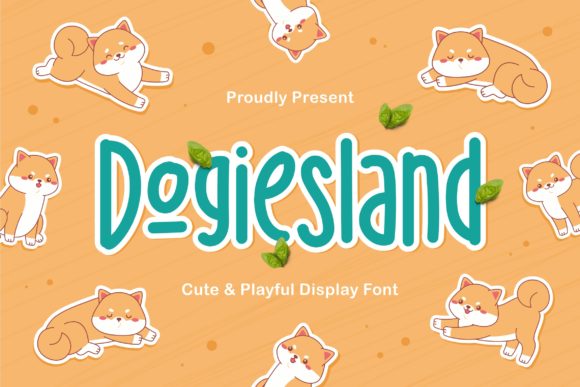 Dogiesland: A Playful Display Font for Joyful Digital Branding