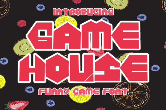 Game House: A Bold Display Font for Scroll-Stopping Marketing