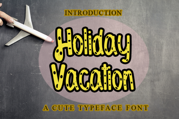 Holiday Vacation: A Display Font That Elevates Campaign Visuals