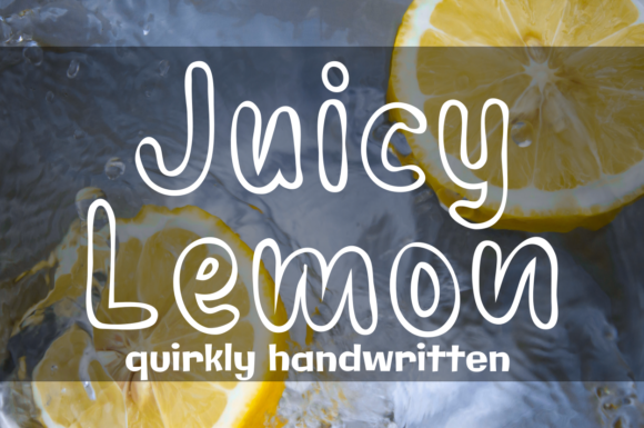 Juicy Lemon: A Fresh Display Font for Modern Brand Identity