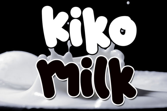 Kiko Milk: A Playful Display Font That Makes Your Brand Stand Out