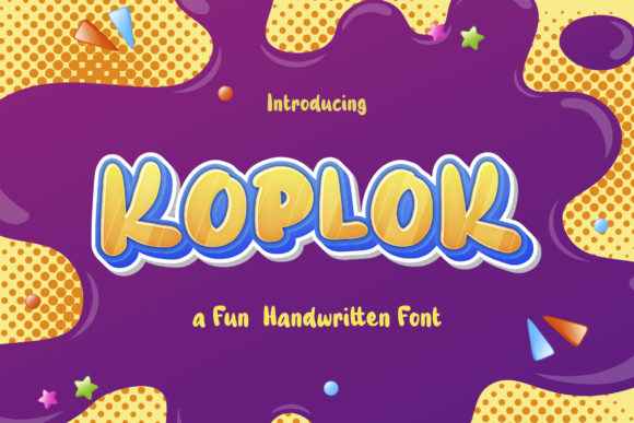 Koplok: A Playful Display Font for Scroll-Stopping Brand Moments