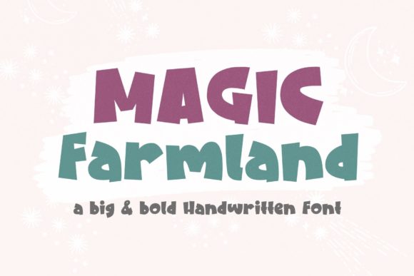 Magic Farmland: A Playful Display Font for Child-Friendly Digital Brands