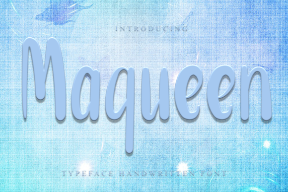 Maqueen Display Font for Handmade Creators
