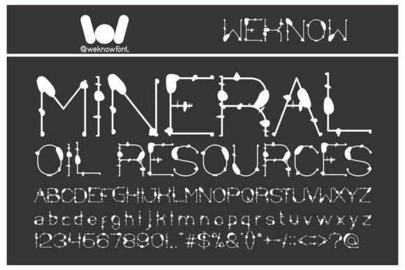 Mineral Oil Resources: A Display Font That Elevates Digital Branding