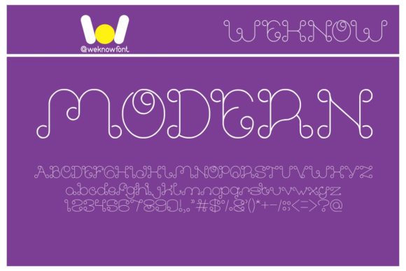 Modern: A Display Font That Breathes Quiet Confidence
