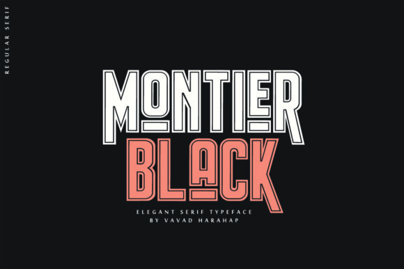 Montier Black: A Bold Display Font for Editorial Impact
