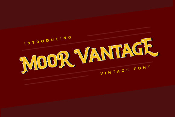 Moor Vantage: A Bold Display Font That Anchors Digital Branding