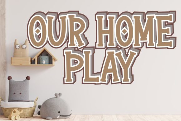 Our Home Play: A Display Font That Anchors Your Editorial Voice