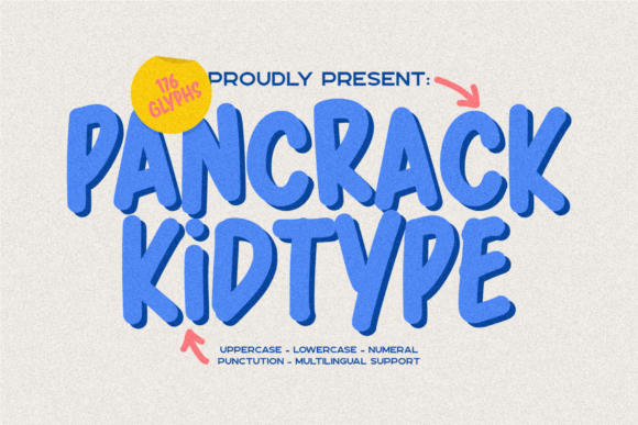 Pancrack Kidtype: A Playful Yet Polished Display Font