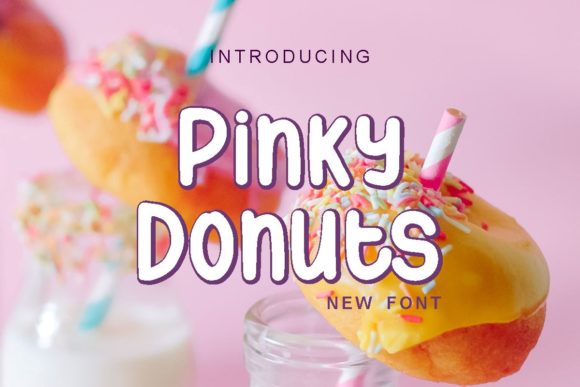 Pinky Donuts: A Sweet, Simple Display Font for Playful Branding