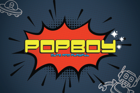 Pop Boy: A Playful Display Font That Feels Like a Smile