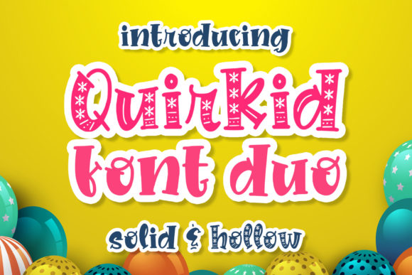 Quirkid: A Playful Display Font for Handmade Joy