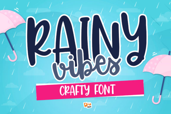 Rainy Vibes: A Playful Display Font That Stands Out in Fast-Scrolling Feeds