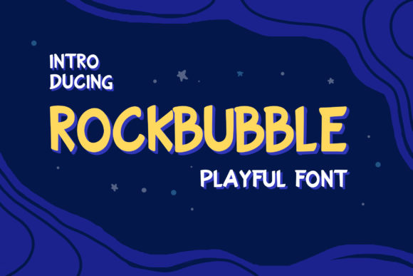 Rockbubble: A Playful Display Font for Digital Branding
