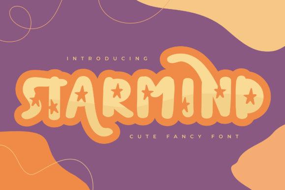 Starmind: A Charming Display Font for Handmade Labels & Printables