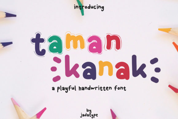 Taman Kanak: A Friendly Display Font for Editorial Warmth