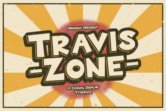 Travis Zone: A Playful Display Font That Lifts Digital Design